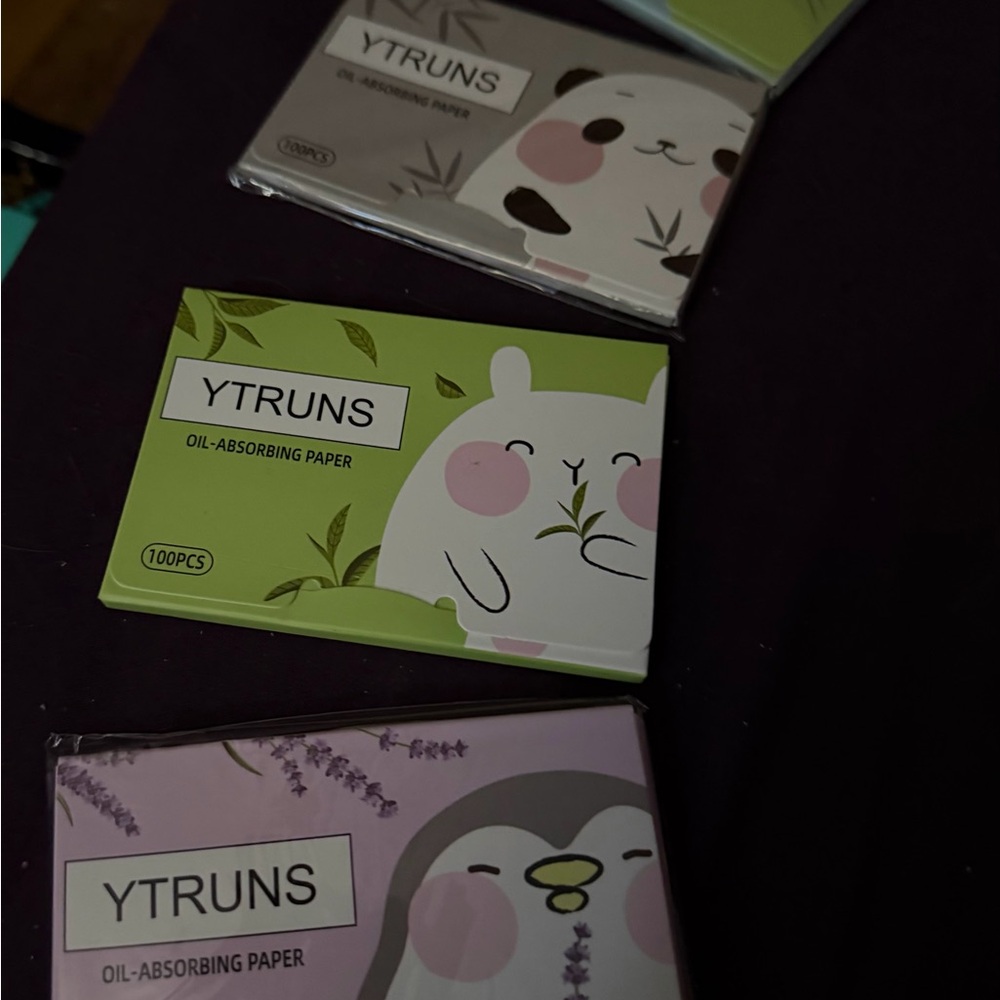YTRUNS Oil-Absorbing Paper Pack - Green